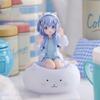 Chino Kafuu Cat Ear Figurine - Anime Character Collectible for Desk & PC Case Decoration