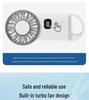 Creative Portable Ultra-thin Handheld Fan with 100-Speed Adjustment and Charging - Ideal for Outdoor Use