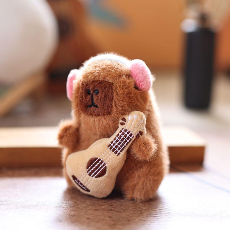 

Капибара Милый Легкий Плюшевый Брелок Короткошерстный Детская Кукла Коллекционеры коричневый