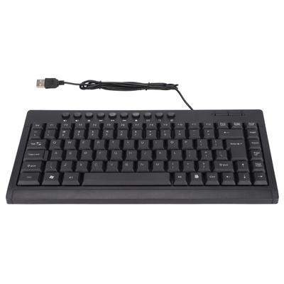 Mini Klawiatura Domowe Biuro Komputer Stacjonarny Laptop 95 Klawiszy Czarna Mini Przewodowa USB Pojedyncza Mała