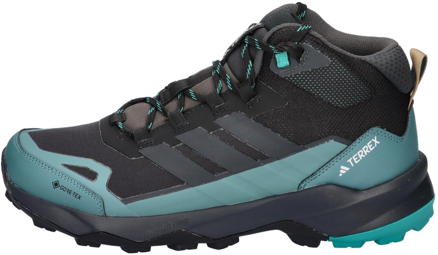 

Обувь для треккинга Adidas Terrex Skychaser AX5 Mid Gore-tex A0QM core black carbon pure teal 41
