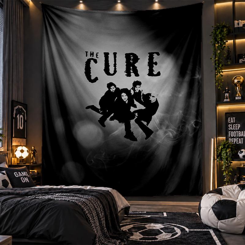 Wall Hanging Tapestry The Cure Print Cloth for Living Room Bedroom Home Decor