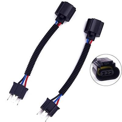 Aoling H4 9003-H13 9008 Kabelhärva Konvertering LED Strålkastare Adapteruttag Kabelhärva för H4/H13 Strålkastare Eftermontering 2st