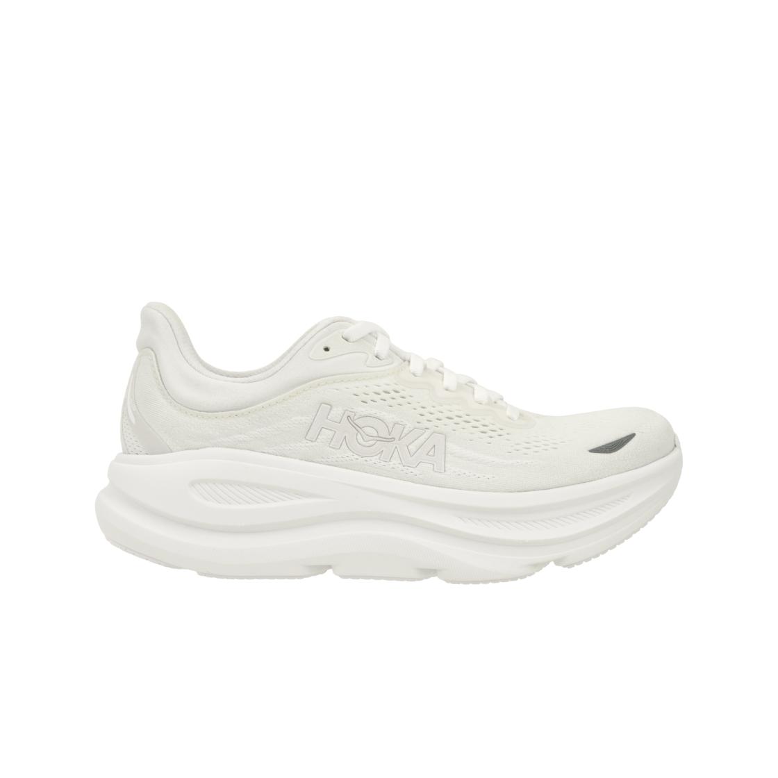 HOKA Bondi 9 Белые женские кроссовки 1162012-WWH 42