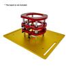 Router Lift Table Aluminum Lifting Stand Woodworking Benches 51mm Lifting for 64-66mm Diameter Motors Engraving Trimming Machine