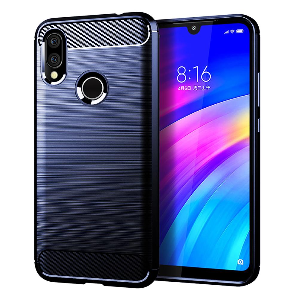 Carbon Fiber Case For Xiaomi Redmi 5 Plus 5A 6 6A 7 7A 8 8A Redmi Note 4X 5 6 Pro S2 Soft Silicone Shockproof Phone Back Cover
