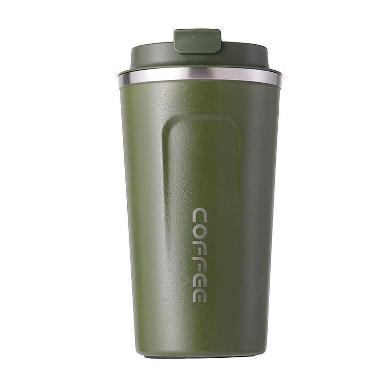 3rd Gen Stainless Steel & Silicone Insulated Coffee Cup - Portable, Stylish Business Gift with Logo Printing