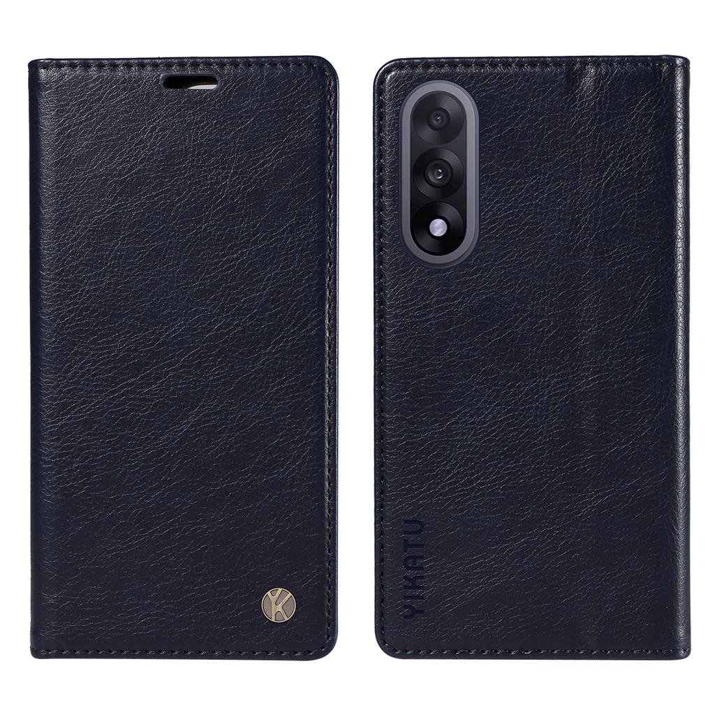 For OnePlus Nord 5 5G/OnePlus Ace 5 Ultra 5G Wallet Case YIKATU YK-006 Magnetic Closure Leather Phone Cover Litchi Texture