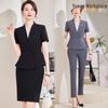Women's Formal Business Suit Set - Skirt Uniform for Office, Reception, or Hotel Front Desk