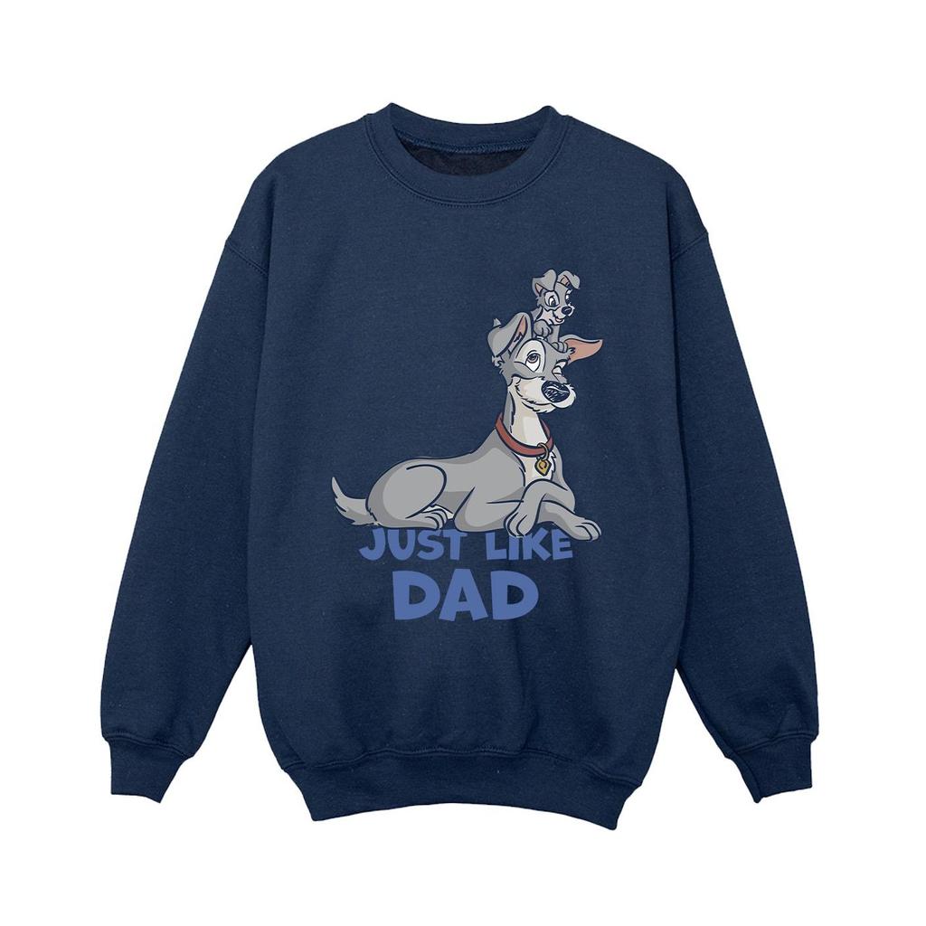 Disney Jungen Lady und der Tramp Genau wie Papa Sweatshirt