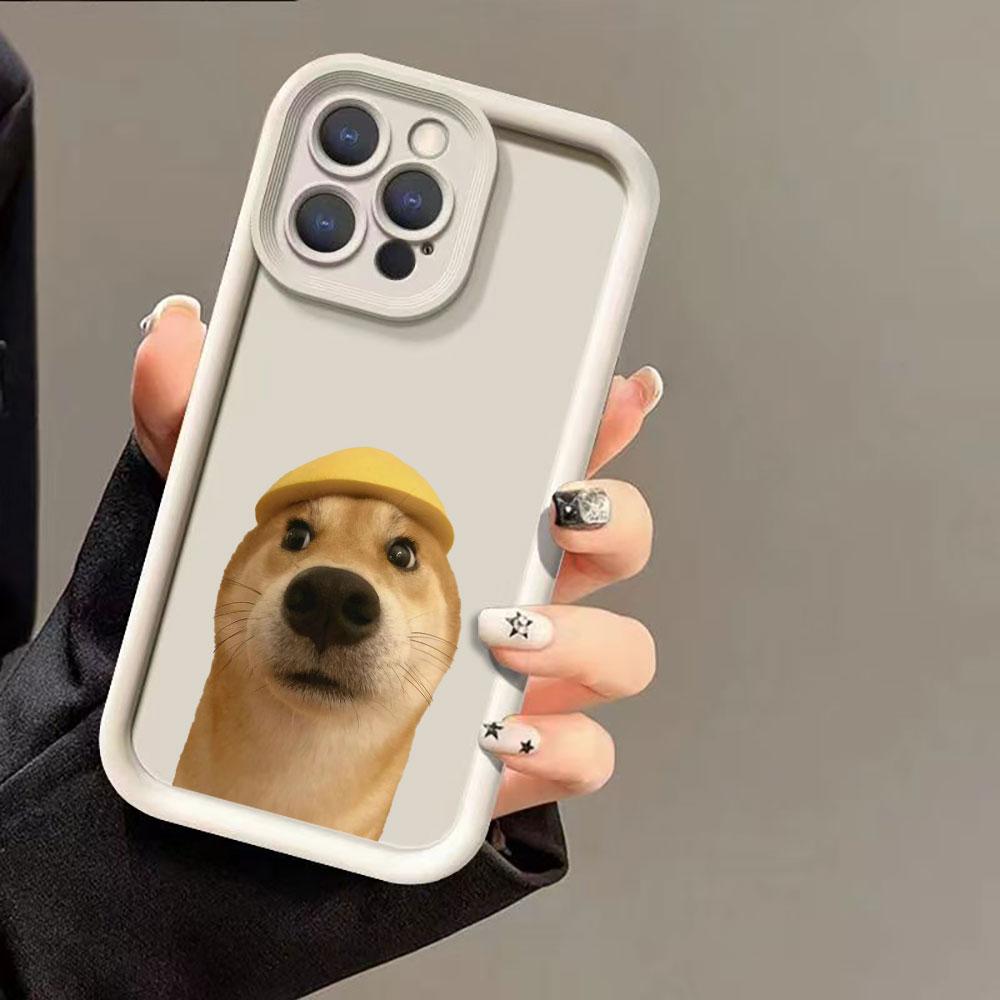 Funny Dog Cute Animal Case For Huawei P50 P40 P30 Mate 40 30 20 Nova Y70 Y70S 10 10SE 9 7 7SE Honor 50 50SE PRO 5G Liquid Cover