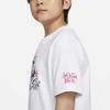 Nike Kids Animal Logo Print Crew Neck T-Shirt Kids Tops White FV1132-100
