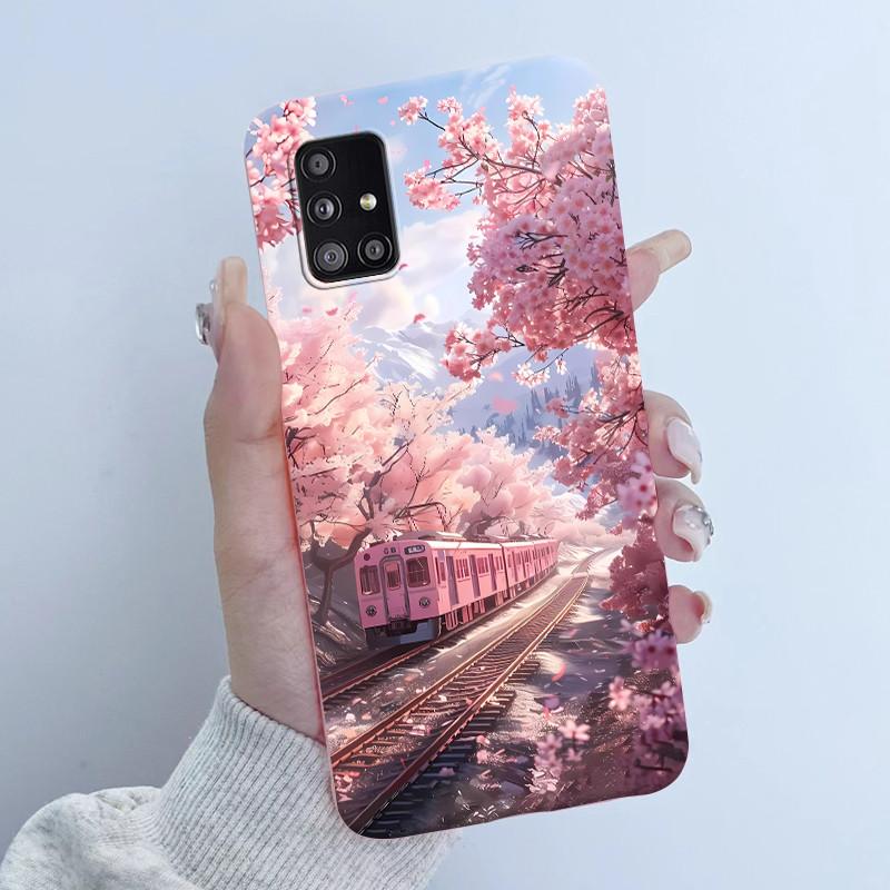 For Samsung Galaxy A51 A71 5G Phone Case Butterfly Girl Soft Silicone TPU Back Housing SM-A516B A516N A516V A716V A716U Covers