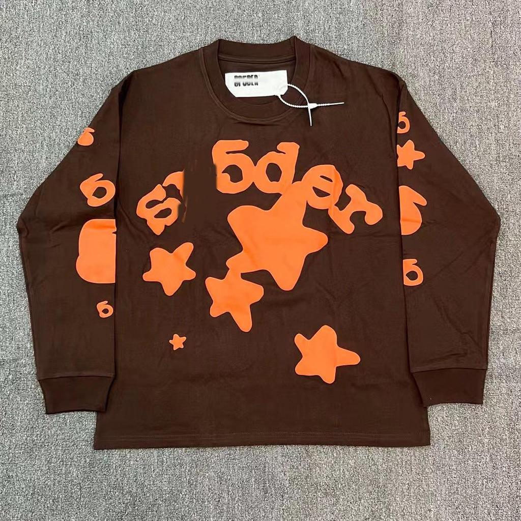 T-shirt Unisex con Stampa di Lettere in Schiuma Hip Hop Euro-Americano: Scollo Rotondo, Manica Corta, Design alla Moda