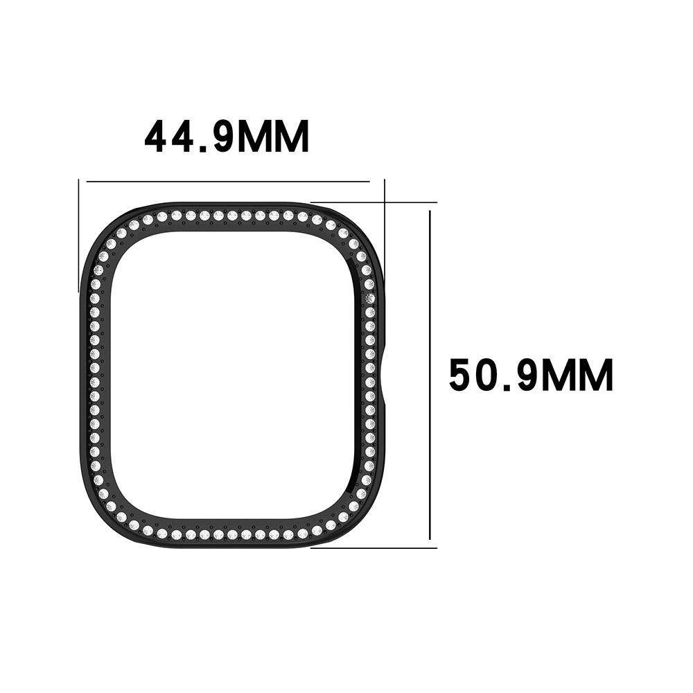 Custodia PC con Strass Per Xiaomi Redmi Watch 5 5eSIM Diamante Bumper Protettore Cornice Guscio Copertura per Redmi Watch 4 Accessorio(Nessuno schermo)