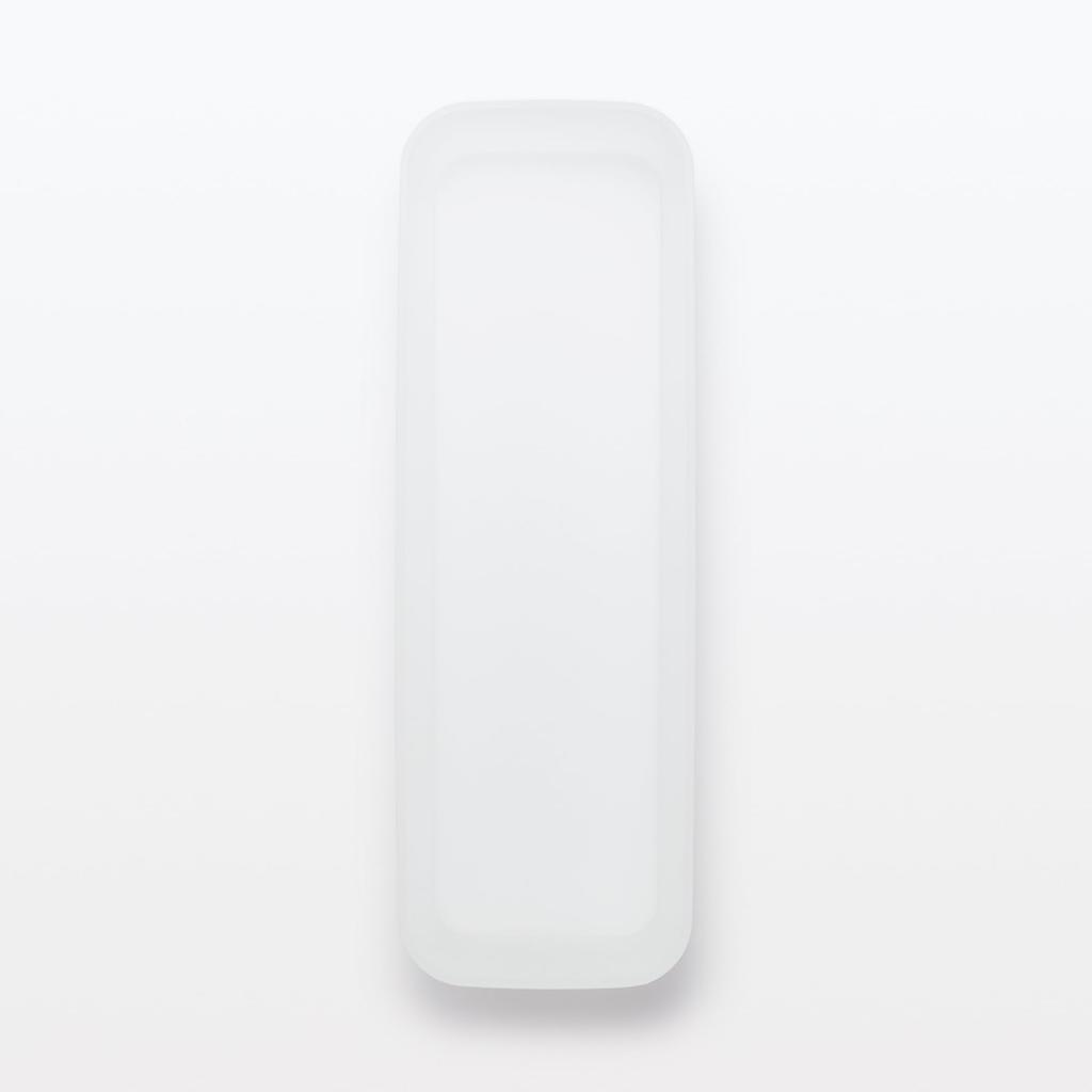 MUJI Polypropylene Organizer Box X X Clothing Storage Box 2, Semi-Transparent, 8.5 25.5 5cm, MCC11A2S, Case,