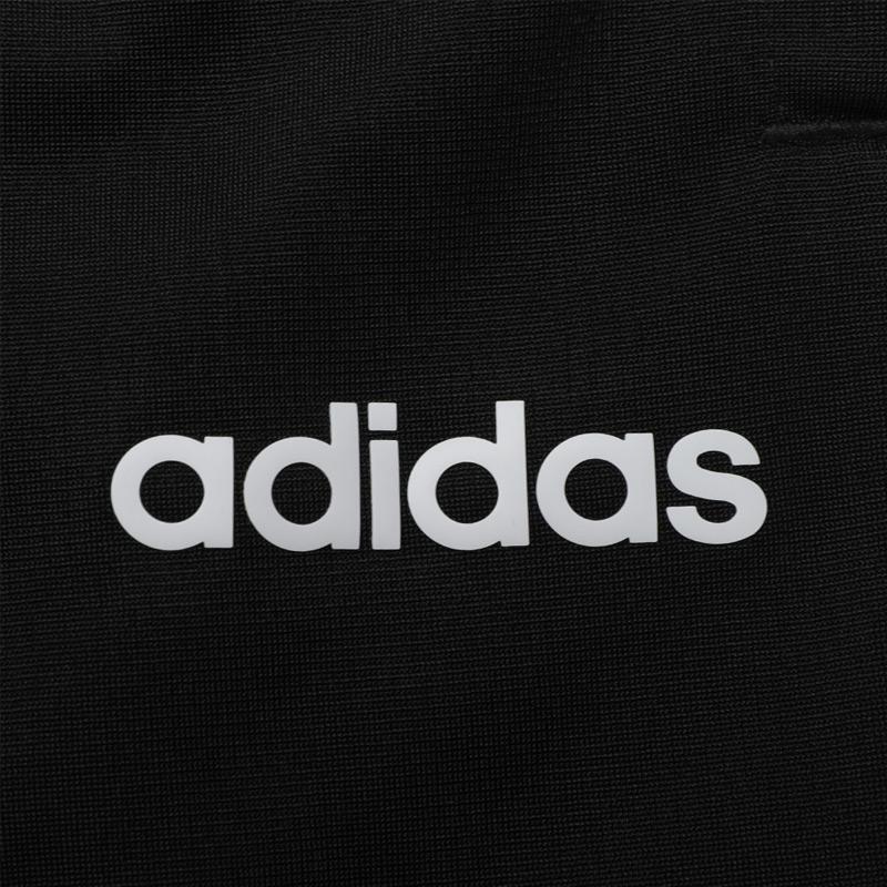 adidas Essentials 3-Streifen Hose mit offenem Saum aus Trikot Schwarz EI9761