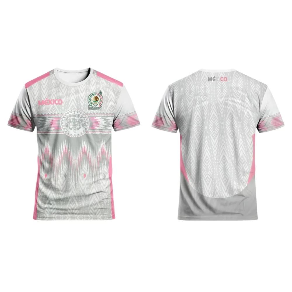 

Mexico 3D Printed Football Jersey T-shirts 2025 Summer Men s Women s Same Quick-drying Tees Outdoor Sports Tops Training Clothes Kid 160