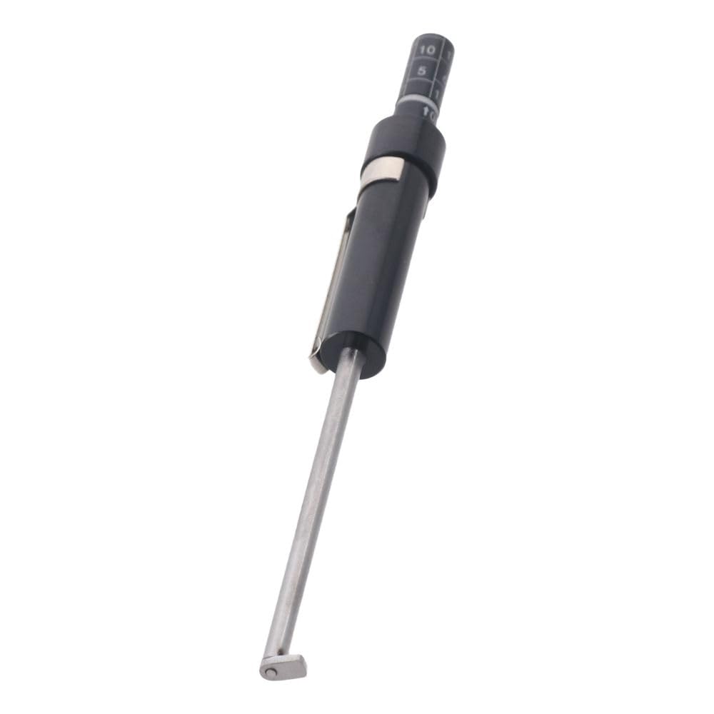 Car Brake Pad Measuring Tool, Stainless Steel Black Measuring Tool Thickness Gauge with Scale for Car, Car, Car, Truck