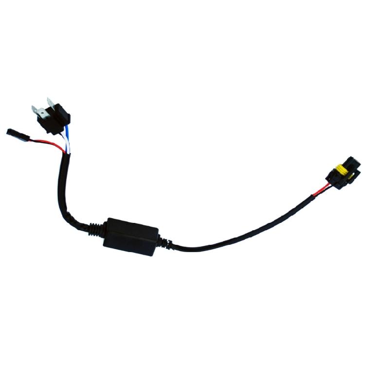 H4 Bulb Relays Wire Harness Cord Cable Suitable For Xenon Projector Lens Car Lighting Solution Harsh Weather Conditions