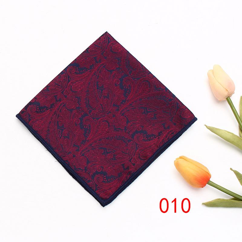 Men'S Business Suit Pocket Towel Pattern Wedding Chest Towel Handkerchief Banquet Small Square Towel Suit Accessories