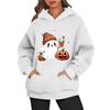Women's Fashionable Daily Versatile Casual Hooded Sweatshirt, Daily Long Sleeved Patch Top Sweatshirt
