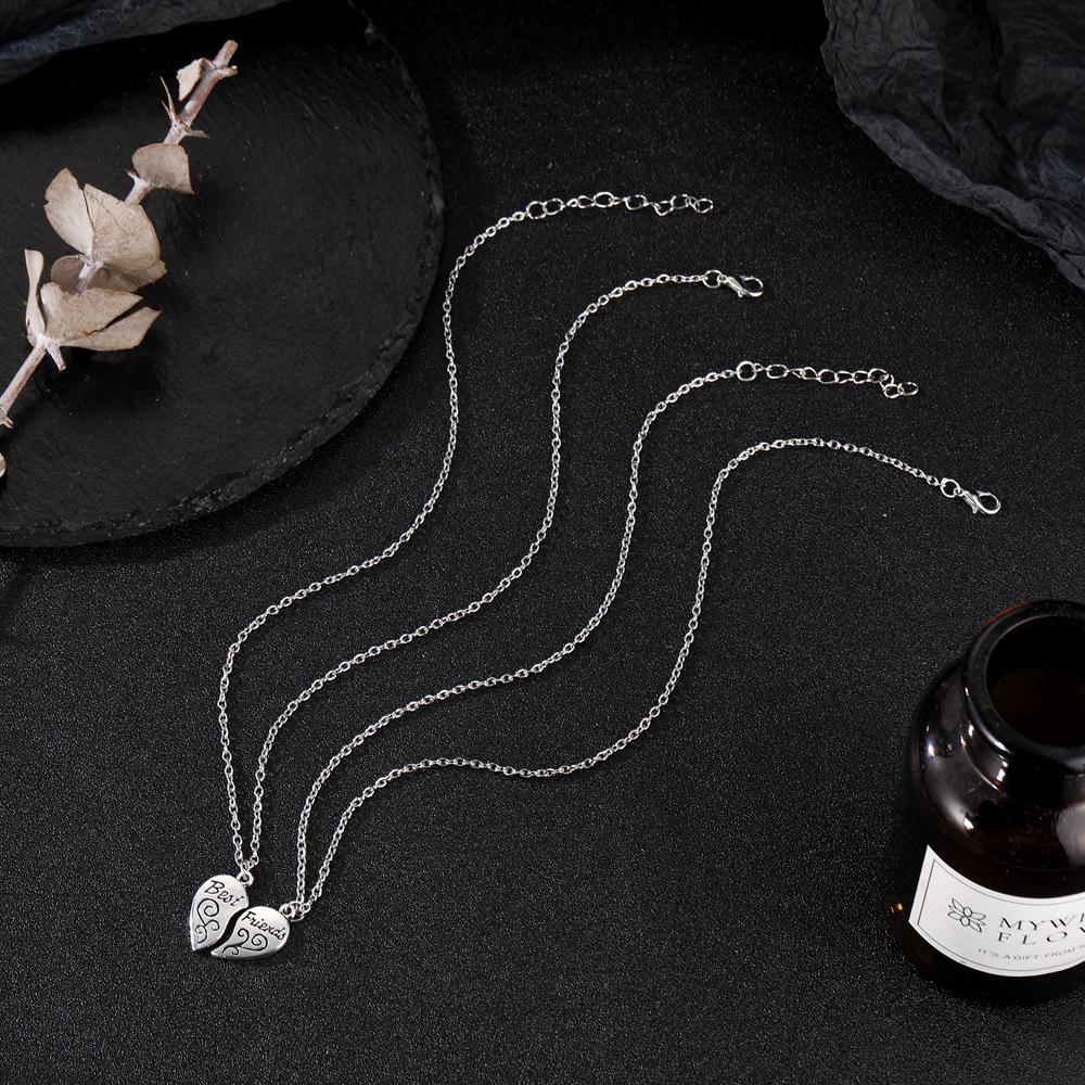 

Новый модный набор ожерелий-пазлов в виде сердец дружбы - 2 штуки