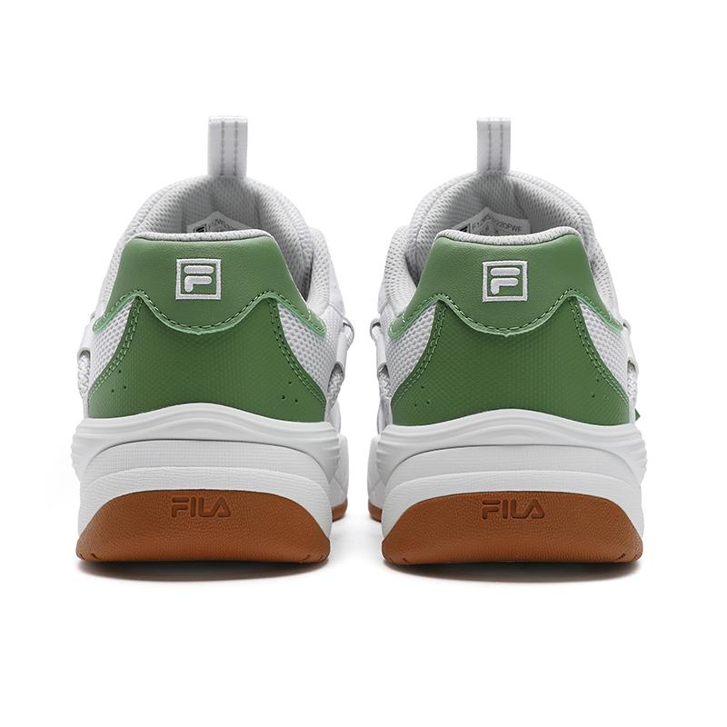 New FILA BOHO Rainbow Shoes Breathable And Wear Resistant Low Top Skateboard Shoes Women's White Green F12W532220FWF