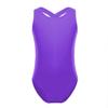 Kids Girls Double Straps Sleeveless Gymnastic Ballet Leotard Jumpsuit Athletic Dance Clothes Tank Tops Outfits