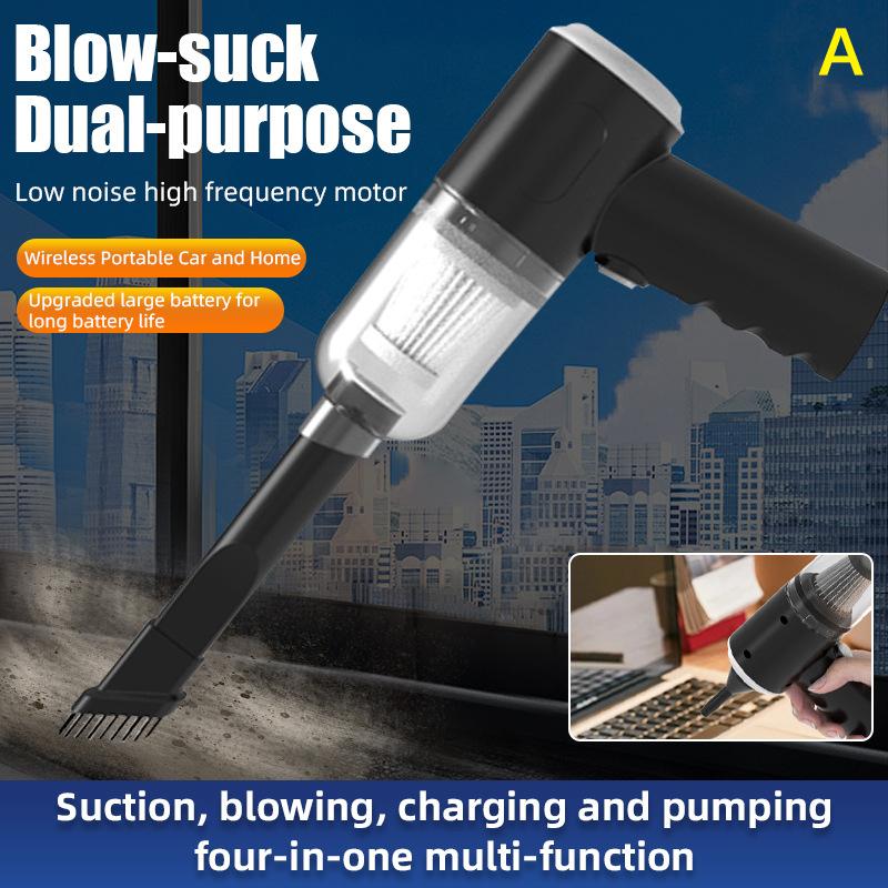 

1Pc Handheld Portable Small Wireless Vacuum Cleaner Multi-Purpose Use For Cars And Household Compact Pump For Easy Cleaning