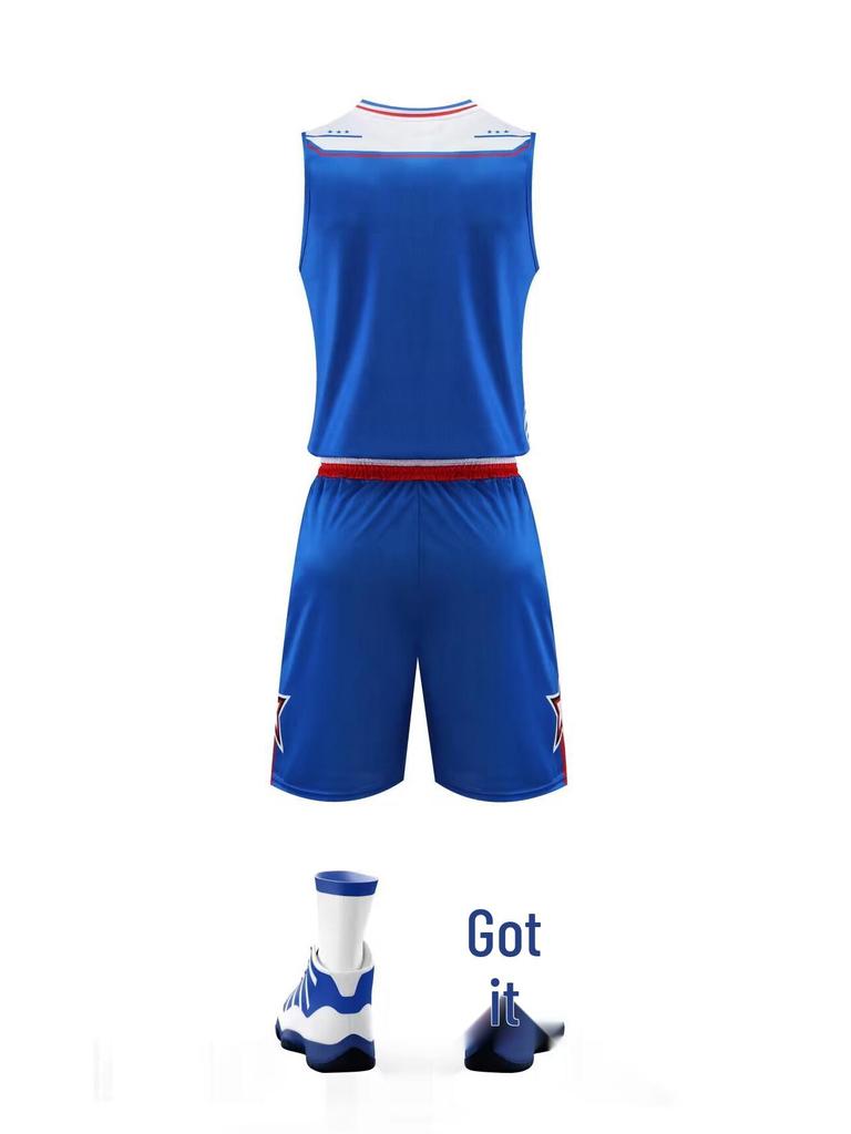 Cross-Border Basketball Training Uniform Set: New Style for Kids & Adults