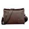 Die neue koreanische Version der Herren-Umhängetasche aus Crazy Horse-Leder Freizeitreise Retro Großraum Herren-Tasche Schulter Umhängetaschen