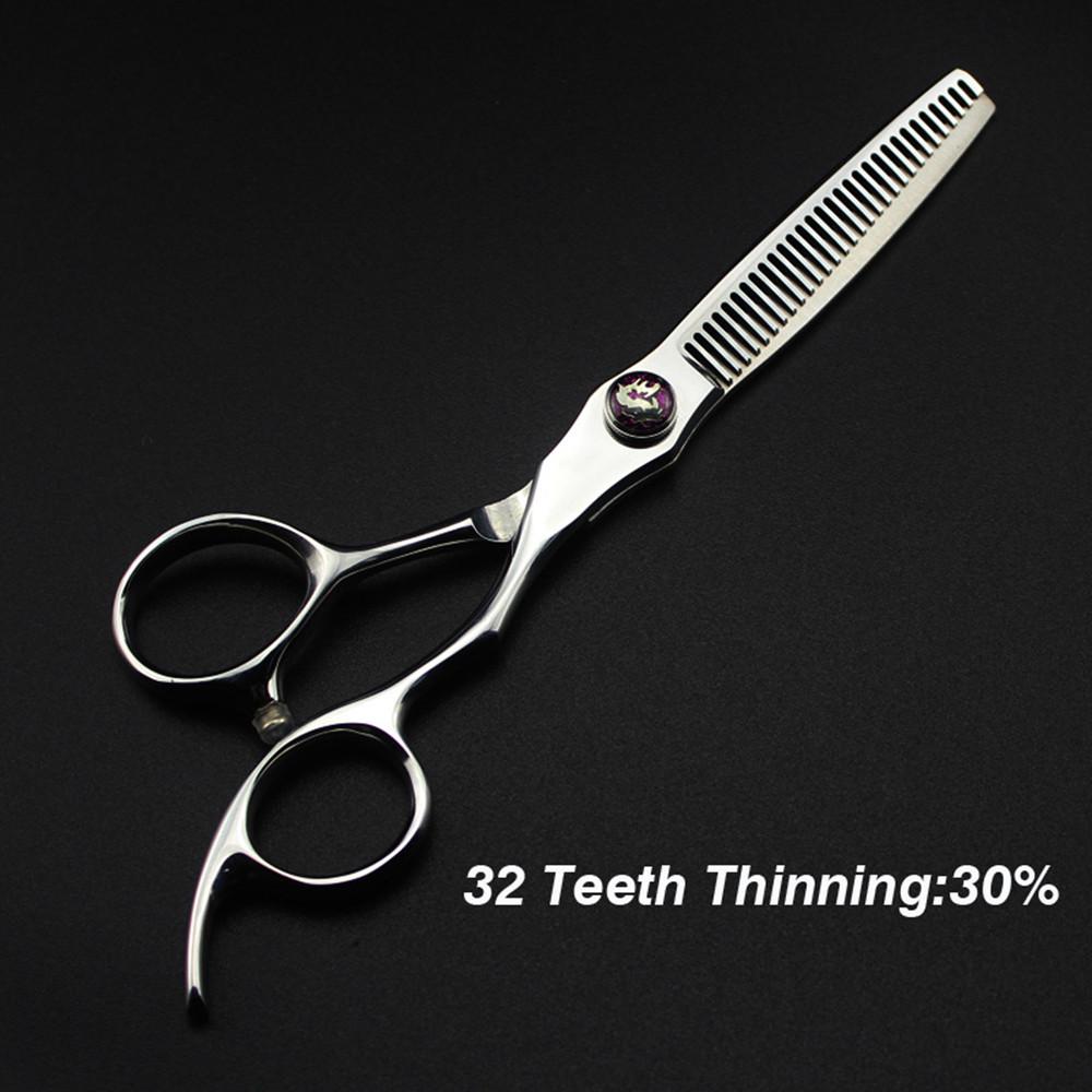 Steel 6 '' Scissor Gem Hair Scissors Haircut Thinning Barber Makas Hair Cutting Shears Hairdresser Scissors