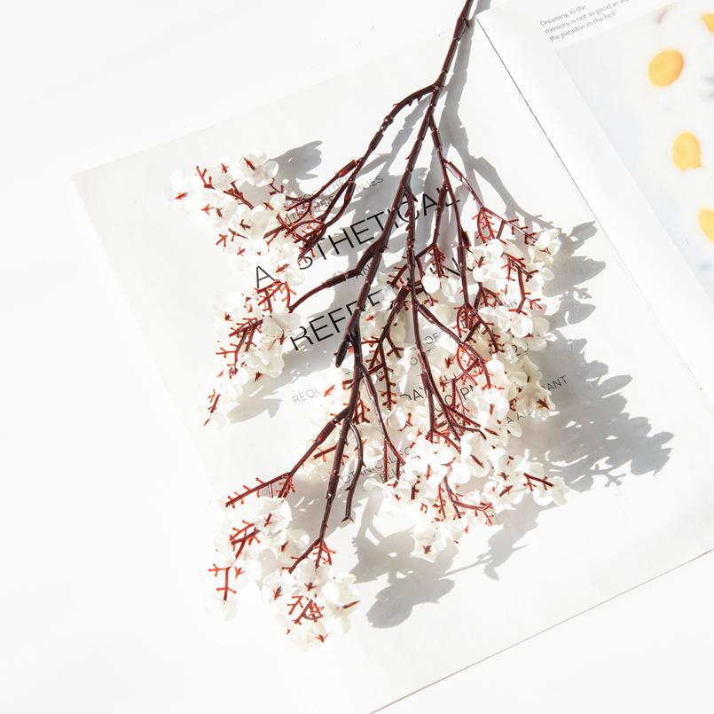 

1/5 шт. Искусственные растения Рождественское украшение Вазы для дома Свадьба Свадебный фестиваль Конфетница Искусственные пластиковые цветы Скрапбукинг 1 Pieces белый