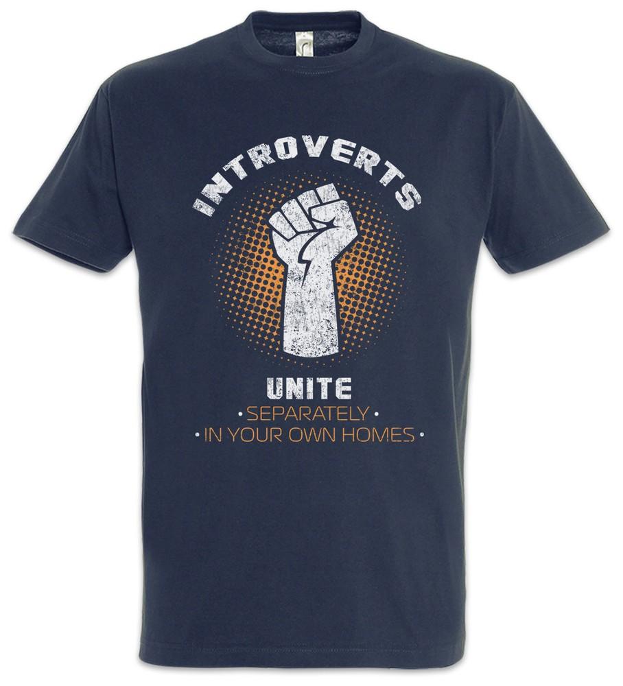 Introverts Unite T-Shirt Fun Geek Nerd Computer Science Scientist Gamer Gaming
