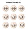 Silent Plush Wool Cat Ball - Interactive, Bite-Resistant Self-Amusement Toy for Cats