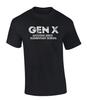 Trenz Shirt Company GEN X Adulting Since Elementary School American Flag Mens
