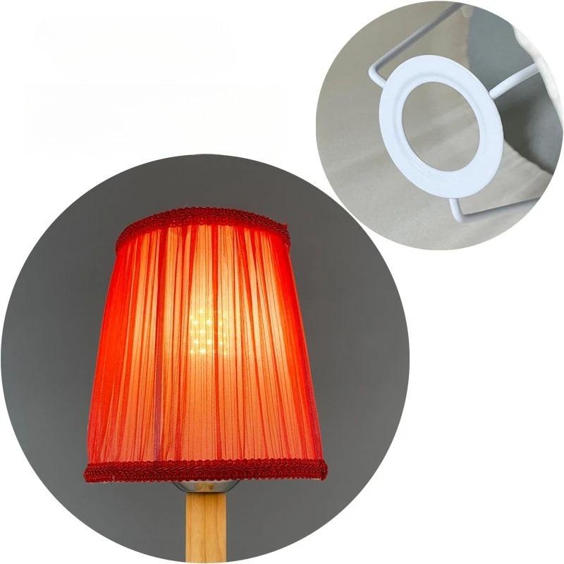 E14/E27/Clamp Fabric Lamp Shade Lighting Accessories for Home Office Decor Hotel Bedroom Bedside Floor Lamp Shell Cover