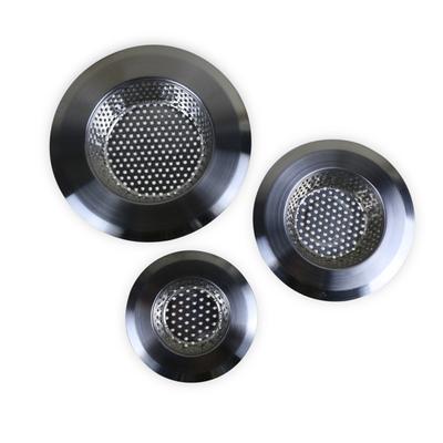 7cm/9cm/11cm Kitchen Sink Strainer Drain Hole Filter Trap Sink Strainer Stainless Steel Bath Sink Drain Waste Screen Dropship
