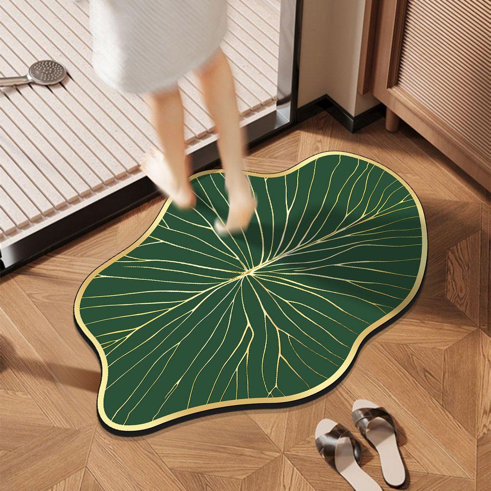Bathroom Door Absorbent Mat Quick Drying Mat Dirt Resistant and Non Slip Bathroom Mat