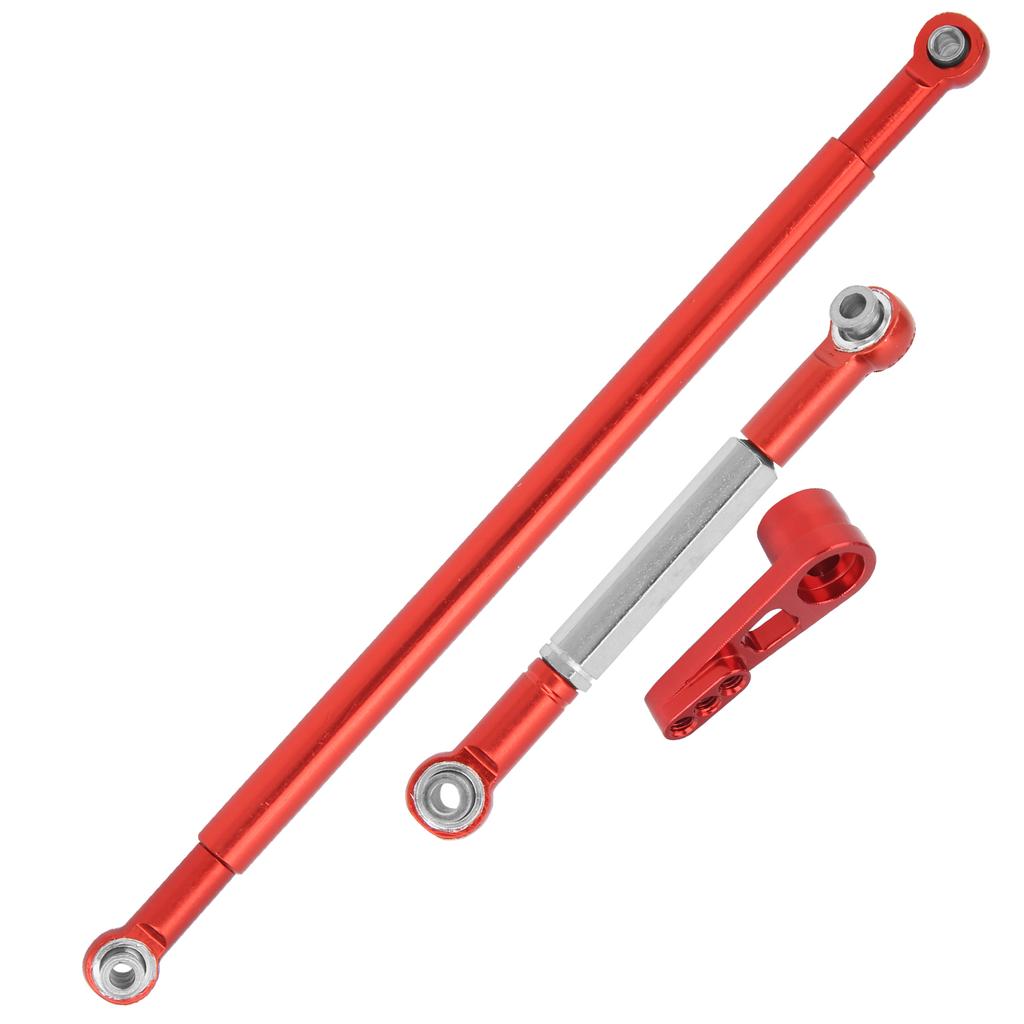 Steering Rod Link Arm Aluminum Alloy Steering Link Rod for MN86K 1 12 RC CarRed
