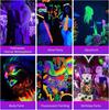 High Power 400W LED UV Black Light 100W 200W 300W UV Flood Light Outdoor 395nm LED UV Blacklight Floodlight for Glow Party Decor