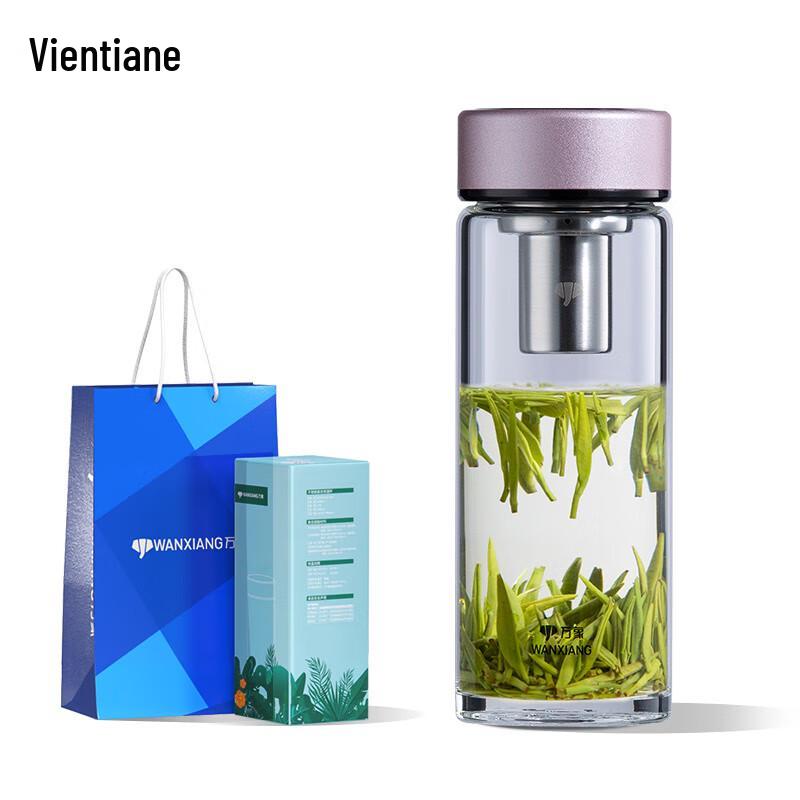 Wanxiang U379R Portable Glass Tea Bottle