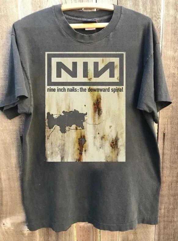 

REPRINT Nine Inch Nails The Downward Spiral T Shirt Size S5XL Unisex T-Shirt XXL