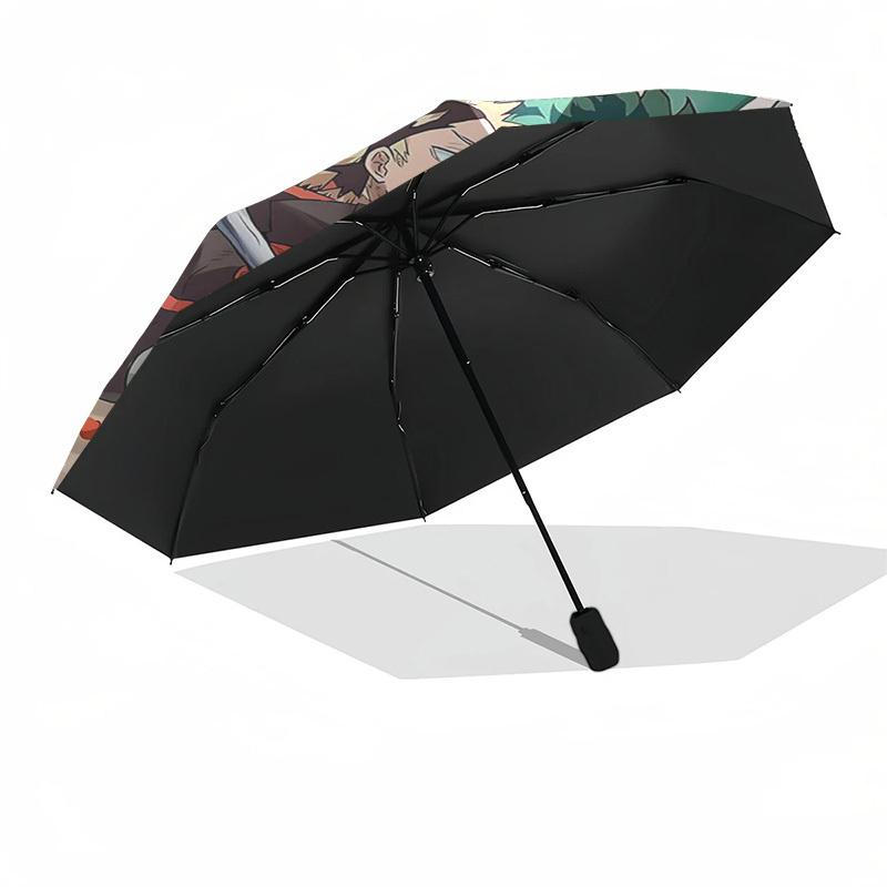 1pc My Hero Academia Boku no Hero Academia Outdoor Umbrella - Automatic Opening/Closing, Collapsible Design with 8-Rib Iron Frame - Perfect Gift for F