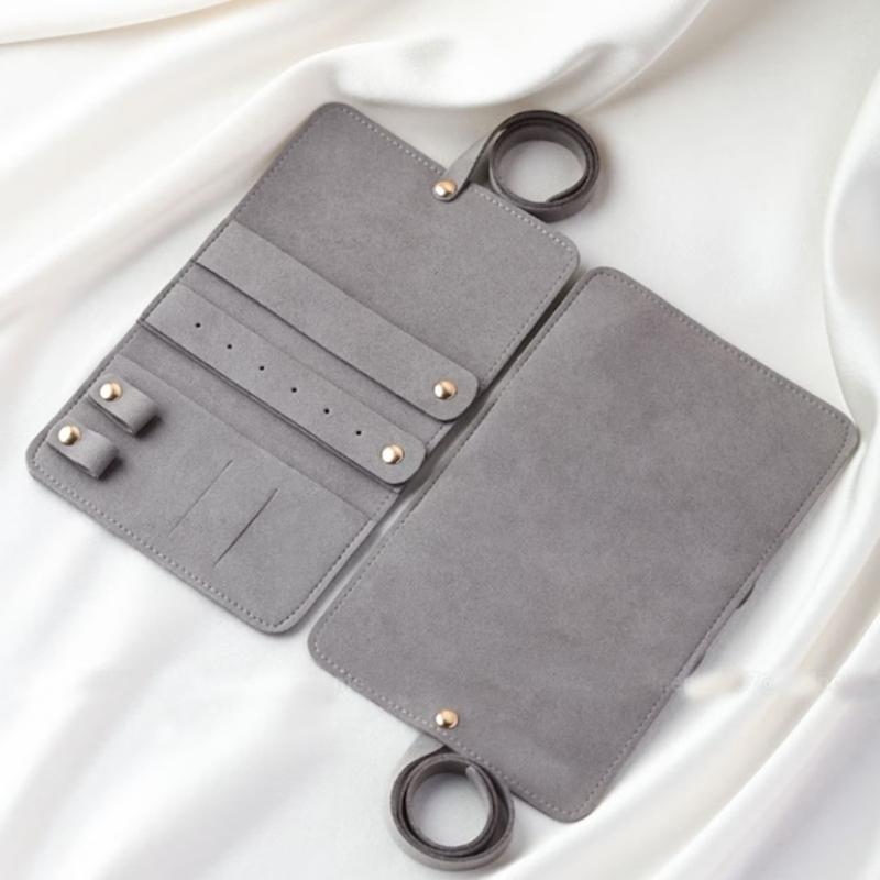 Verpackungsbeutel Reisetasche Aufbewahrungstasche Elegante Schmuckverpackungstasche Schmuckrollen Tasche Schmuck-Display-Tasche für Schmuck