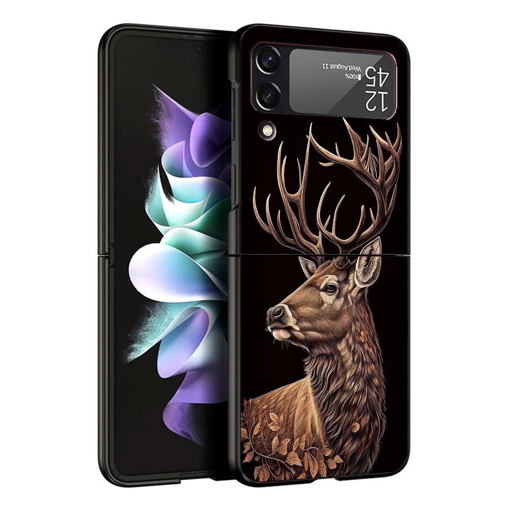 

Deer Hunting Camo Phone Case For Samsung Galaxy Z Flip7 Flip6 5G Flip5 Flip4 Flip3 ZFlip 7 6 3 4 5 Shockproof Back Cover Galaxy Samsung Z Flip
