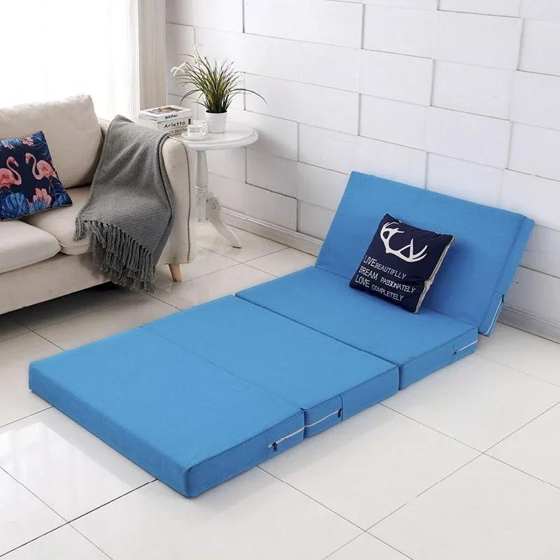 Memory Single Foam Folding Mattress Foldable Tatami Yoga Mat for Floor Sleeping School Office Lunch Break Mattresses Portable