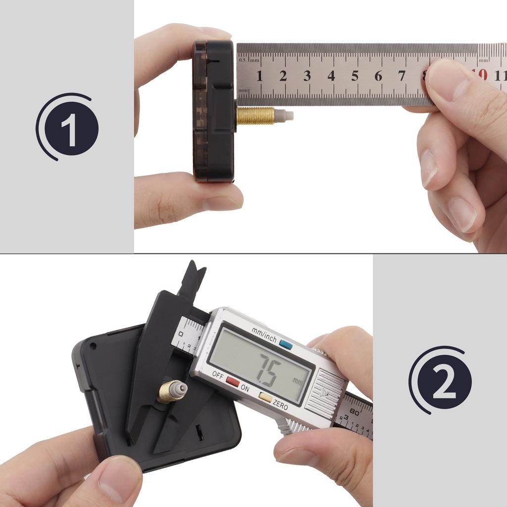 Wall Clock Movement Mechanism Clock with Hands Silent Sweeping Second Movement