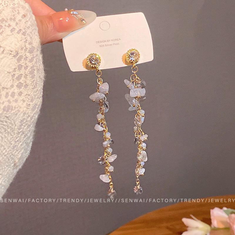 Vacation Style Dopamine Flower Earrings Women's Summer Sweet Temperament Versatile High-end Stud Earrings 925 Silver Needle Earrings